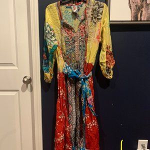 Johnny Was Multi-Color Dress